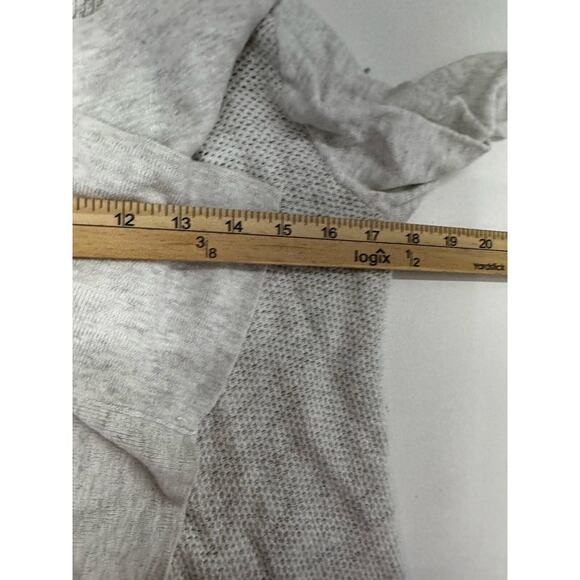 Ian and Grey Womens Sweater Cardigan Size XS Gray Long Sleeve Open Front - Picture 9 of 11